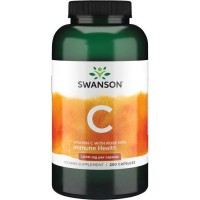 Вітамін C з шипшиною, Swanson, 1000 мг, 250 желатинових капсул
